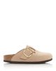 Birkenstock Birkenstock Women's Boston Big Buckle Nubuck Leather Clogs - 3