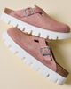 Birkenstock Birkenstock Women's Boston Chunky Suede Clogs in Pink Combo, Women's at Urban Outfitters - 1