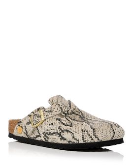 Birkenstock Birkenstock Women's Boston Printed Suede Clogs