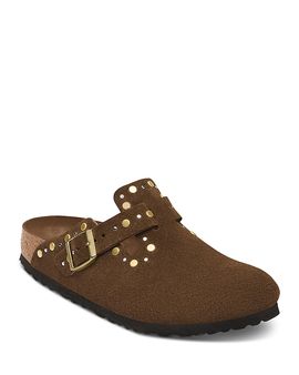 Birkenstock Birkenstock Women's Boston Rivet Suede Clogs