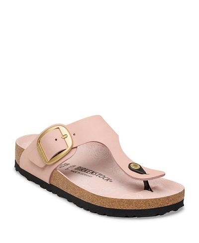 Birkenstock Birkenstock Women's Gizeh Big Buckle Printed Footbed Sandals