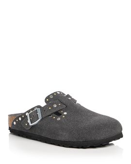 Birkenstock Birkenstock Women's Suede Boston Rivets Clogs