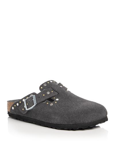 Birkenstock Birkenstock Women's Suede Boston Rivets Clogs