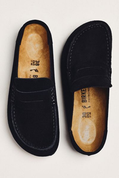 Birkenstock Naples Suede Clogs