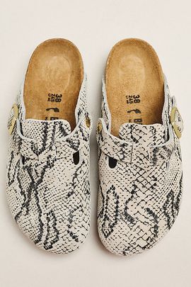 Birkenstock Printed Boston Clogs