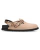 Birkenstock Women's Tokio Mixed Leather Slingback Mules - 7