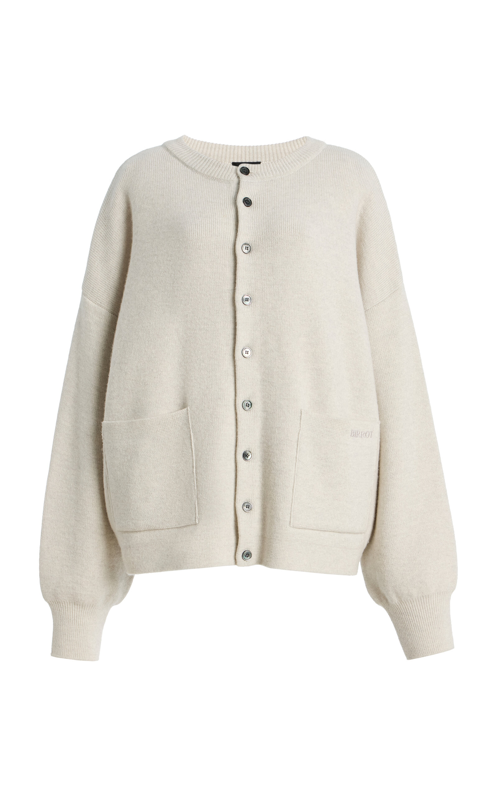 BIRROT BIRROT Knitted Wool Cardigan