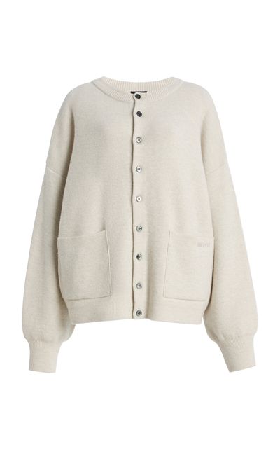 BIRROT BIRROT Knitted Wool Cardigan