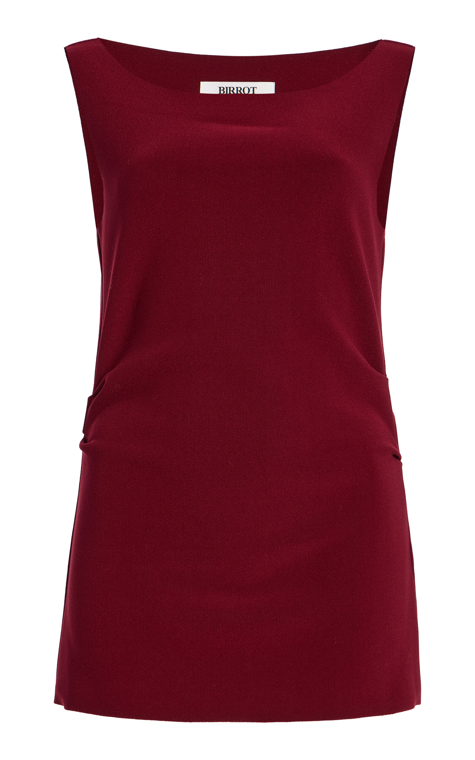 BIRROT BIRROT Lay2 Draped Crepe Top