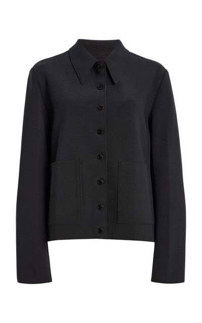 BIRROT BIRROT Lay3 Point Collar Crepe Jacket