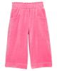 BISBY BISBY Kids' Cropped Velour Palazzo Pants - 1
