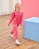 BISBY BISBY Kids' Cropped Velour Palazzo Pants - 3