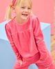BISBY BISBY Kids' Cropped Velour Palazzo Pants - 4