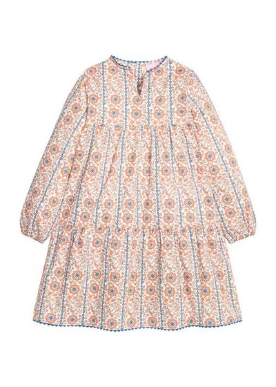 BISBY BISBY Kids' Long Sleeve Positano Dress