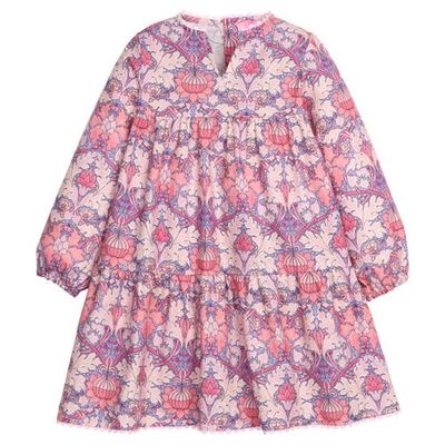 BISBY BISBY Kids' Long Sleeved Positano Dress