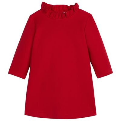 BISBY BISBY Kids' Ruffle Neck Tory Dress