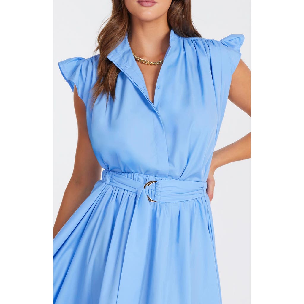 Bishop + Young Bishop + Young Camryn Flutter Sleeve Poplin Top