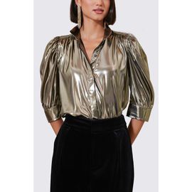Bishop + Young Bishop + Young Cate Ruched Sleeve Top