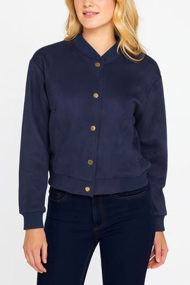 Bishop + Young Bishop + Young Chelsea Faux Suede Bomber