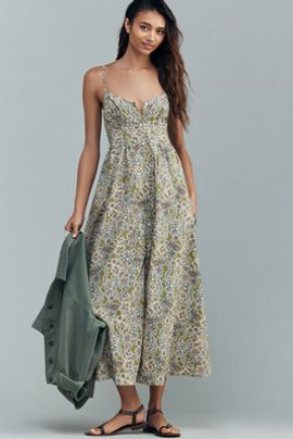 Bishop + Young Lagos Cotton Button-Front Dress