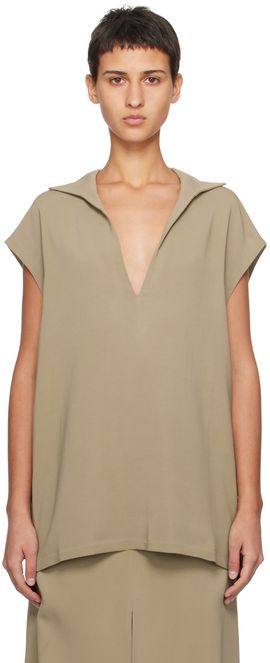 BITE BITE Taupe Throw On T-Shirt