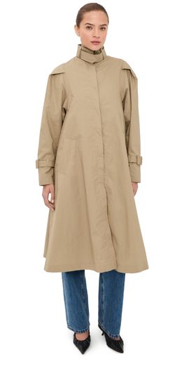 Bite Studios Bite Studios Chet Light Cotton Trench Coat Barley