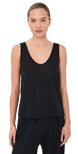 Bite Studios Bite Studios Cotton Crepe Tank Black