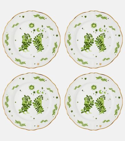 Bitossi Bitossi Eden set of 4 porcelain dinner plates