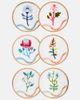 Bitossi Bitossi Flowers set of 6 dessert plates - 1