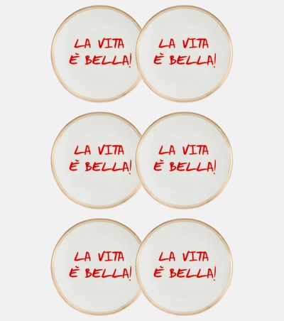 Bitossi Bitossi La Vita È Bella set of 6 plates