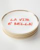 Bitossi Bitossi La Vita È Bella set of 6 plates - 4