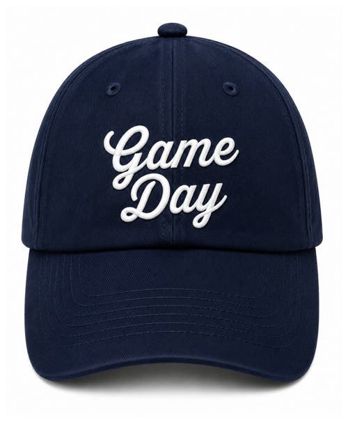 Bits & Bows Bits & Bows Adult Game Day Baseball Hat