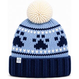 Bits & Bows Bits & Bows Adult Paw Prints Bobble Hat