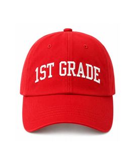 Bits & Bows Bits & Bows Back-to-School First Grade Baseball Hat
