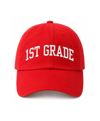 Bits & Bows Bits & Bows Back-to-School First Grade Baseball Hat