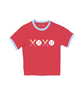 Bits & Bows Bits & Bows Boys' Baseball Xo Valentine's Day T-Shirt