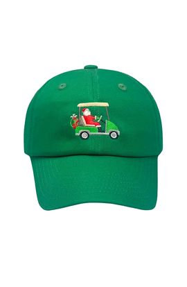 Bits & Bows Bits & Bows Boys Santa Golf Cart Baseball Hat