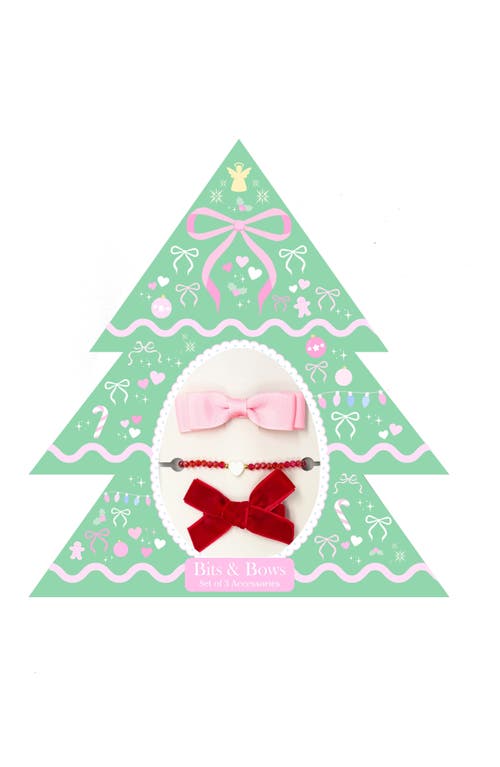 Bits & Bows Bits & Bows Christmas Tree Bows & Bracelet Gift Set