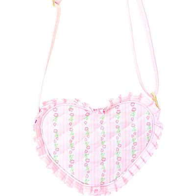 Bits & Bows Bits & Bows Floral Ruffle Girls' Heart Purse