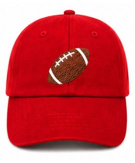Bits & Bows Bits & Bows Football Bow Baseball Hat