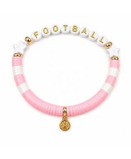 Bits & Bows Bits & Bows Football Bracelet