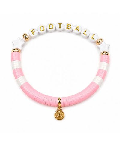 Bits & Bows Bits & Bows Football Bracelet