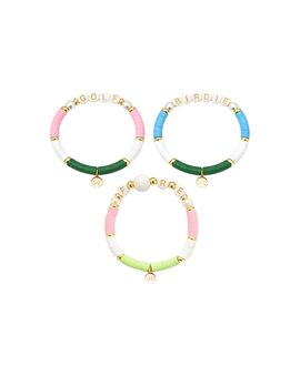 Bits & Bows Bits & Bows Girls' Golf Lovers Bracelet Set