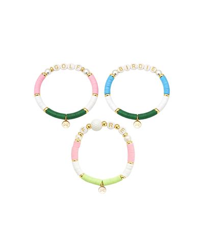 Bits & Bows Bits & Bows Girls' Golf Lovers Bracelet Set