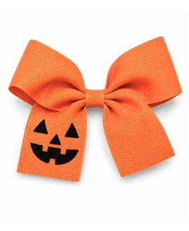 Bits & Bows Bits & Bows Girls' Jack-o-Lantern Halloween Hair Bow