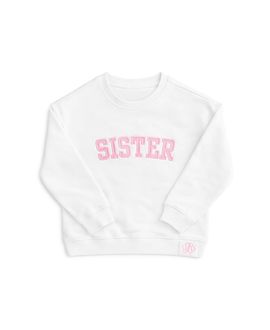 Bits & Bows Bits & Bows Girls' Sister Crewneck Sweatshirt