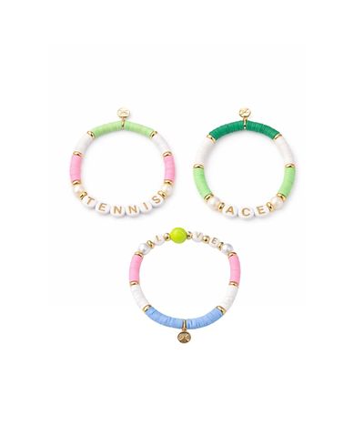 Bits & Bows Bits & Bows Girls' Tennis Lovers Bracelet Set