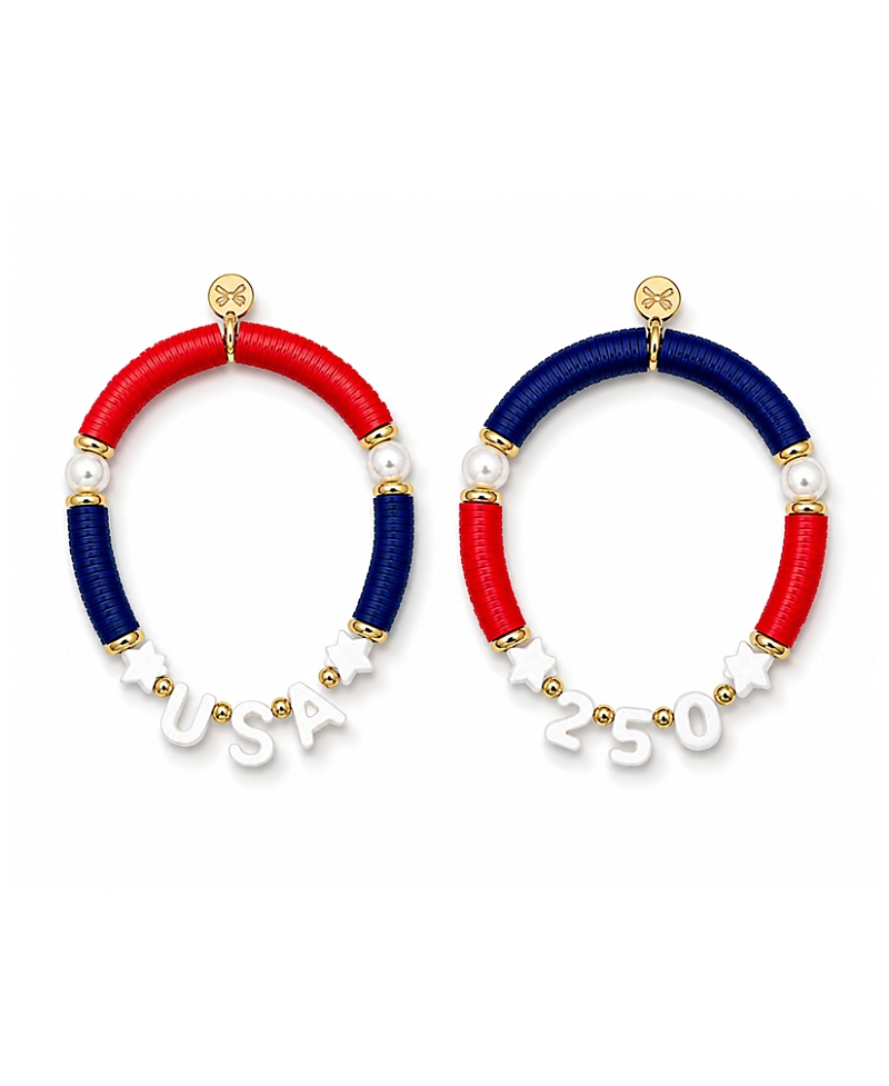 Bits & Bows Bits & Bows Girls' Usa 250 Bracelet Set
