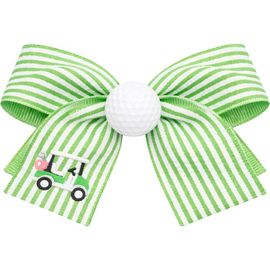 Bits & Bows Bits & Bows Golf Ball Seersucker Hair Bow