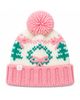 Bits & Bows Bits & Bows Holiday Wreath Bobble Hat (baby) - 1